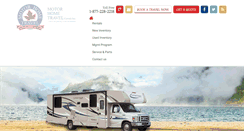 Desktop Screenshot of motorhometravel.com